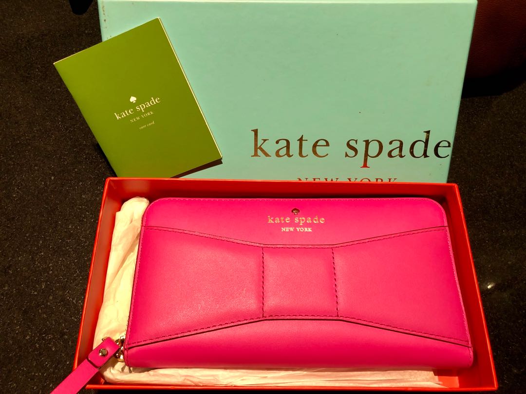 kate spade wallet red