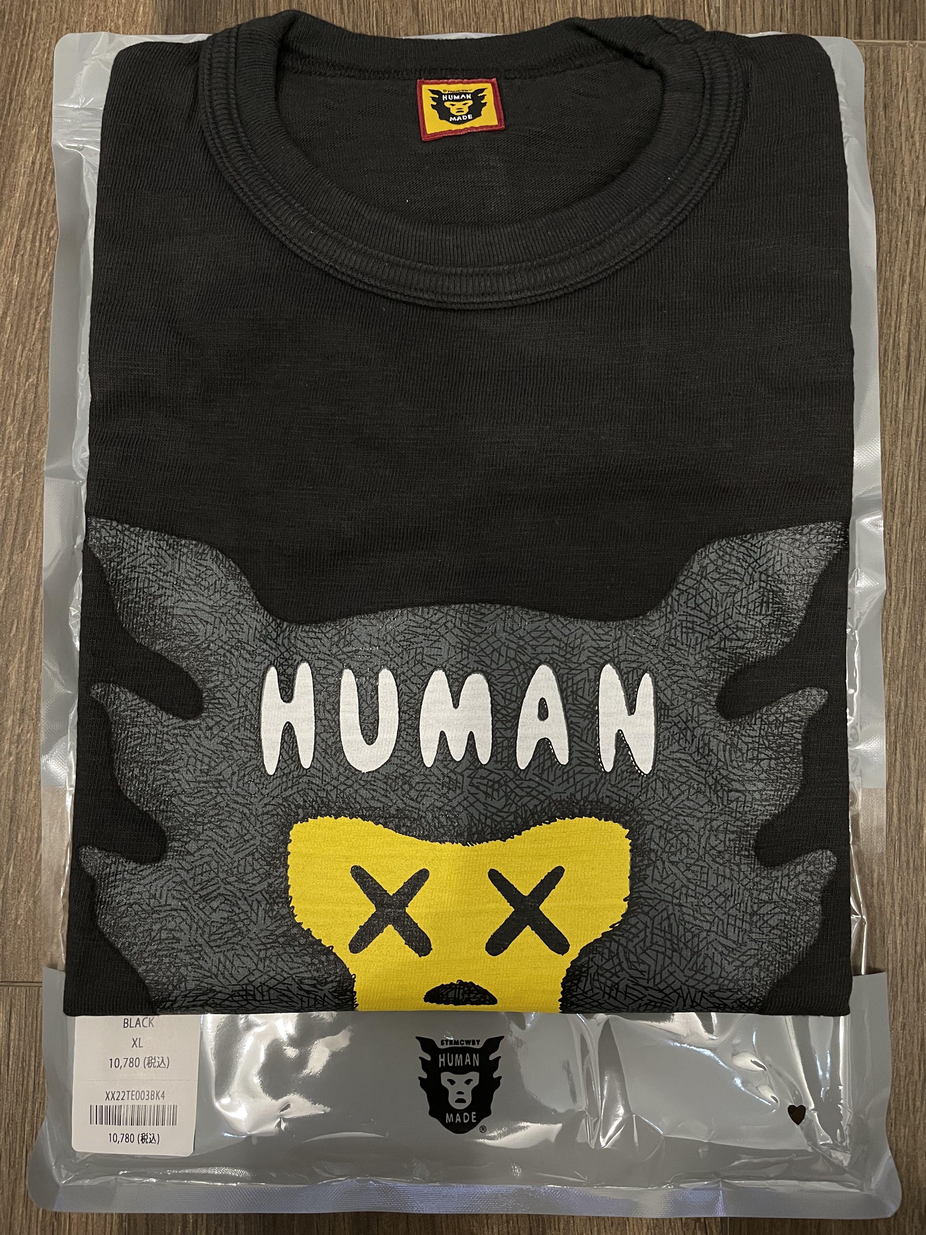Kaws x Human made #1, 男裝, 上身及套裝, T-shirt、恤衫、有領衫
