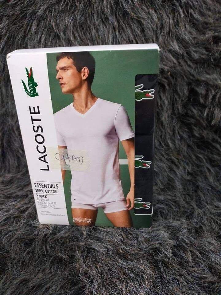 Lacoste 3 pack shirts Clearance