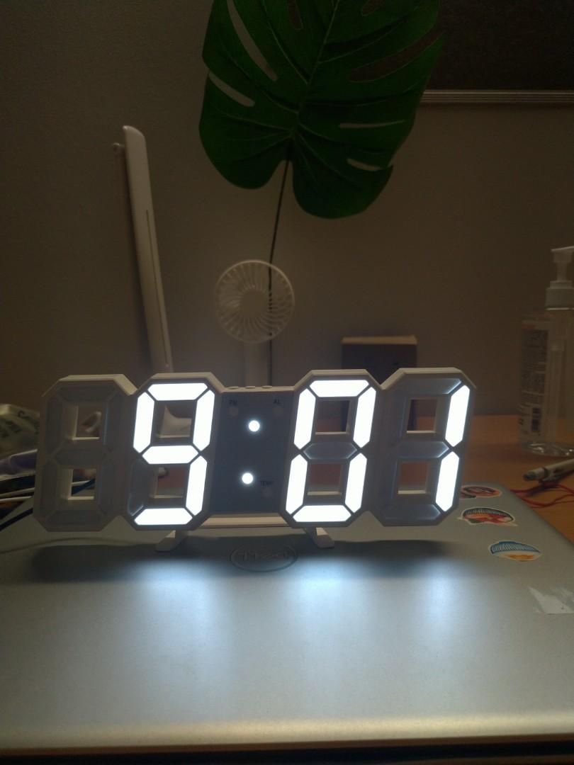 LED korean digital clock, Furniture & Home Living, Home Decor, Clocks