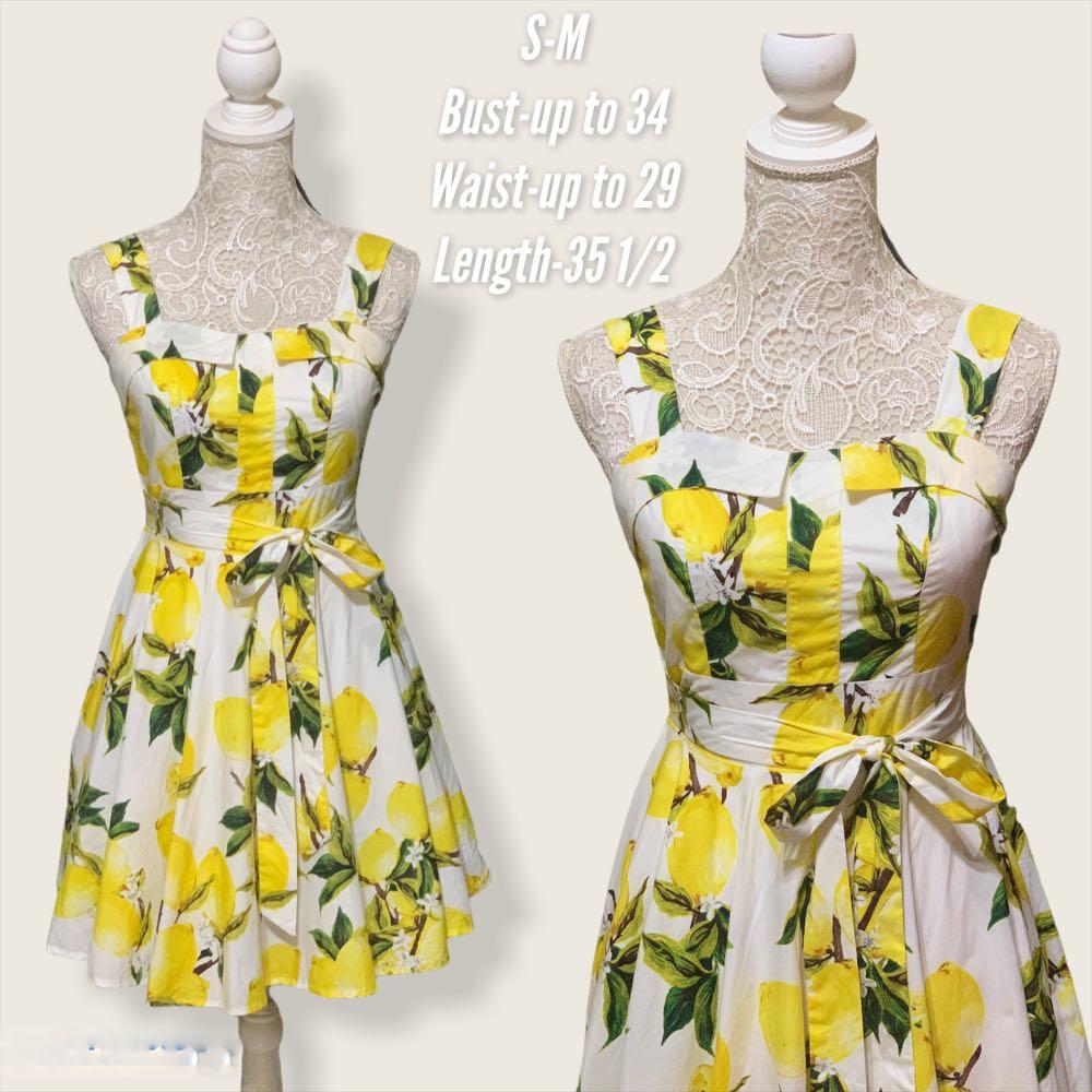 Lemonade Thick Spaghetti strap midi dress