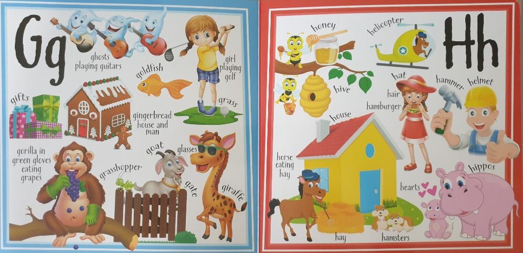 Let's Learn Alphabet Board Book, Hobbies & Toys, Books & Magazines ...