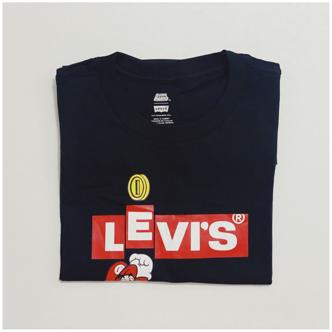 LEVI'S® X SUPER MARIO GRAPHIC TEE, Men's Fashion, Tops & Sets, Tshirts &  Polo Shirts on Carousell