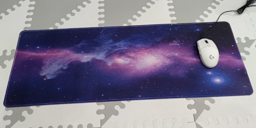 LONG GAMING MOUSE PAD (UNIVERSE GALAXY) BRAND NEW, Computers & Tech, Parts  & Accessories, Mouse & Mousepads on Carousell