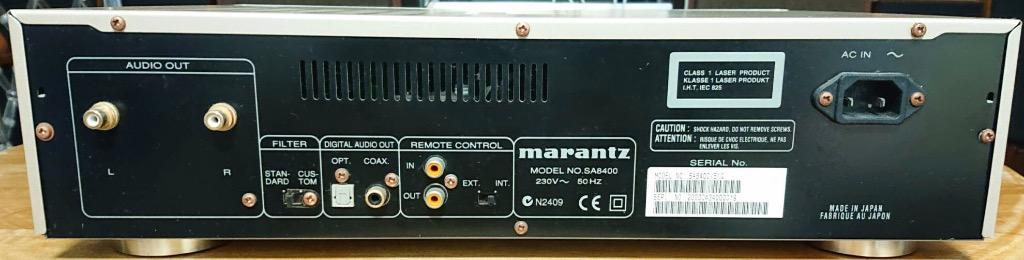 MARANTZ CD Player SA8400, 音響器材, 音樂播放裝置MP3及CD Player