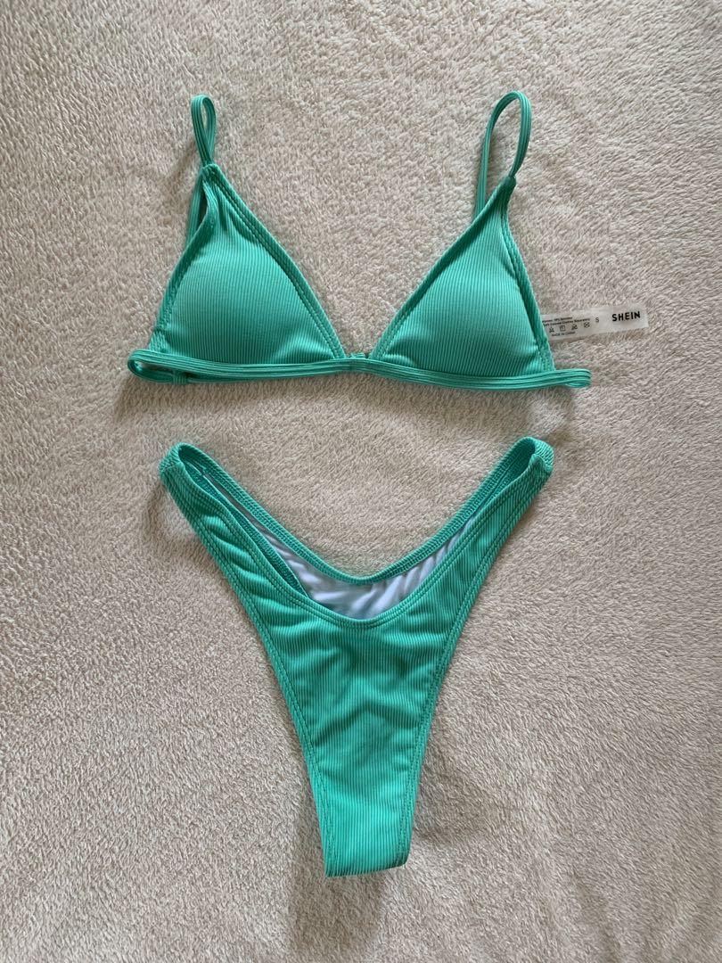 Mint green bikini, Women's Fashion, Swimwear, Bikinis & Swimsuits on