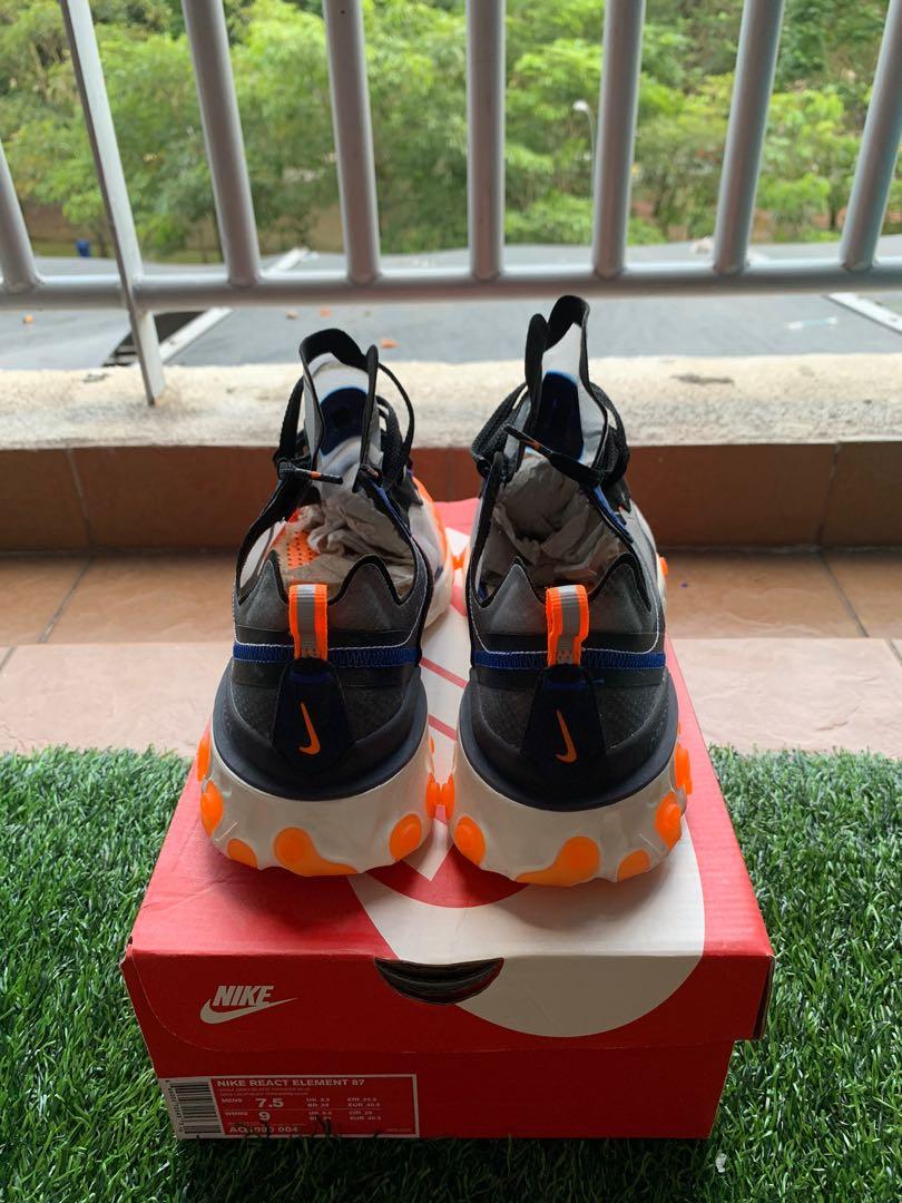 Nike react element cheap 87 thunder blue