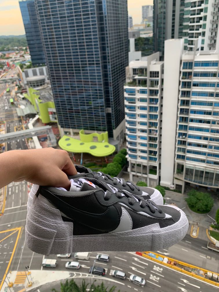 iron grey blazer low