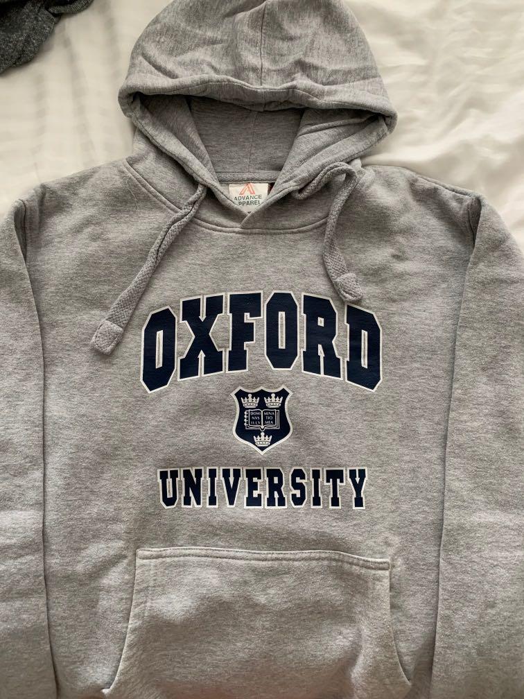 Oxford university hoodie grey discount