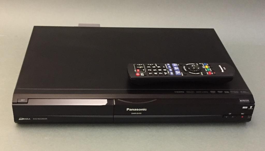 Panasonic DMR EH59 DVD Recorder HDD 250GB and USB Terminal, 家庭電器, 電視