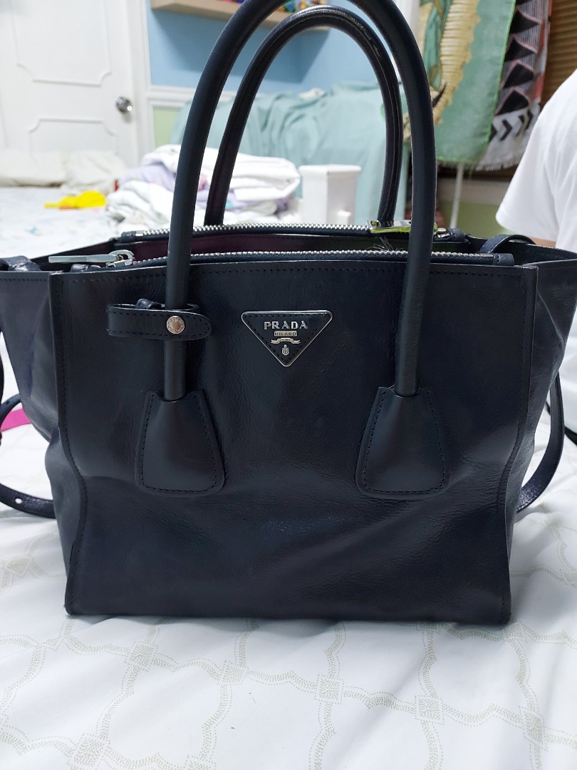 Prada 2 zipper bag clearance