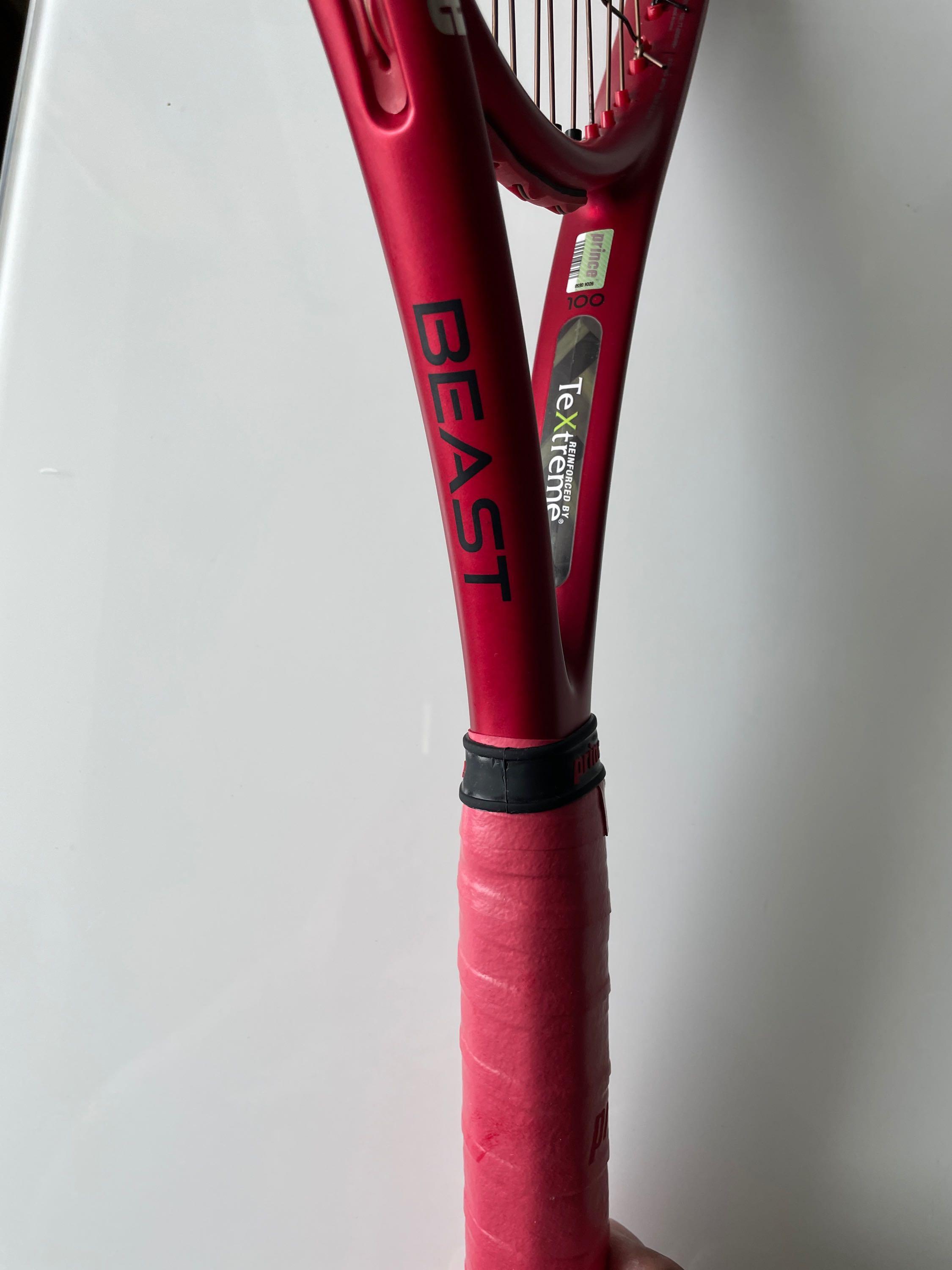 PRINCE Beast 100 (300g) Tennis Racquet (L2 Grip Size), Sports Equipment