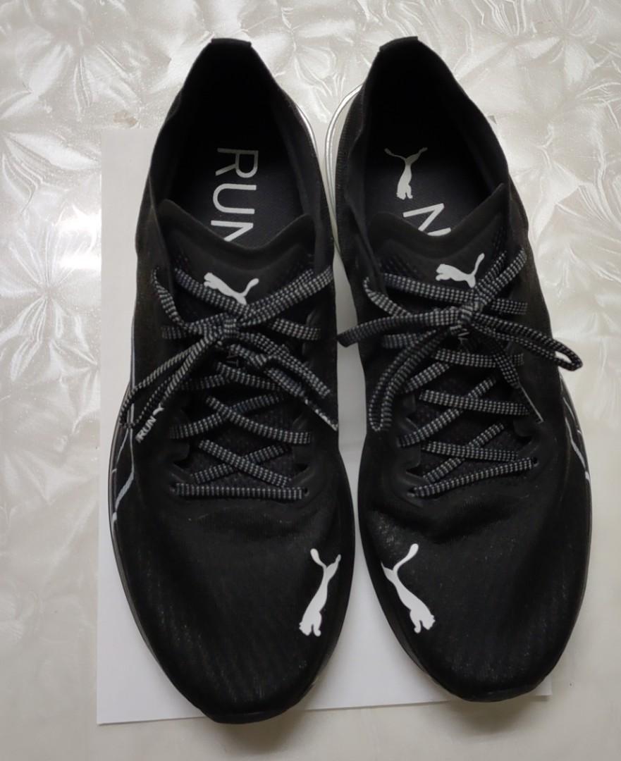 售【商品】：PUMA DEVIATE NITRO 氮氣慢跑鞋194449-02 黑（不交流）, 運動休閒, 運動鞋在旋轉拍賣