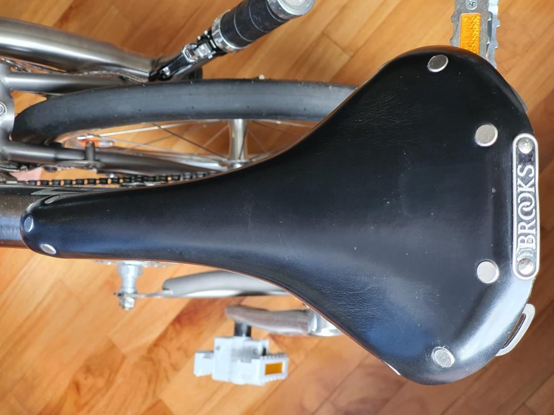 brooks swallow titanium saddle
