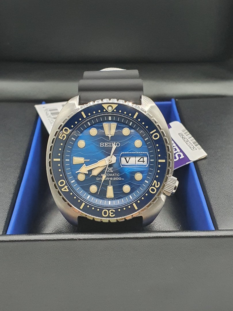 seiko king turtle save the ocean