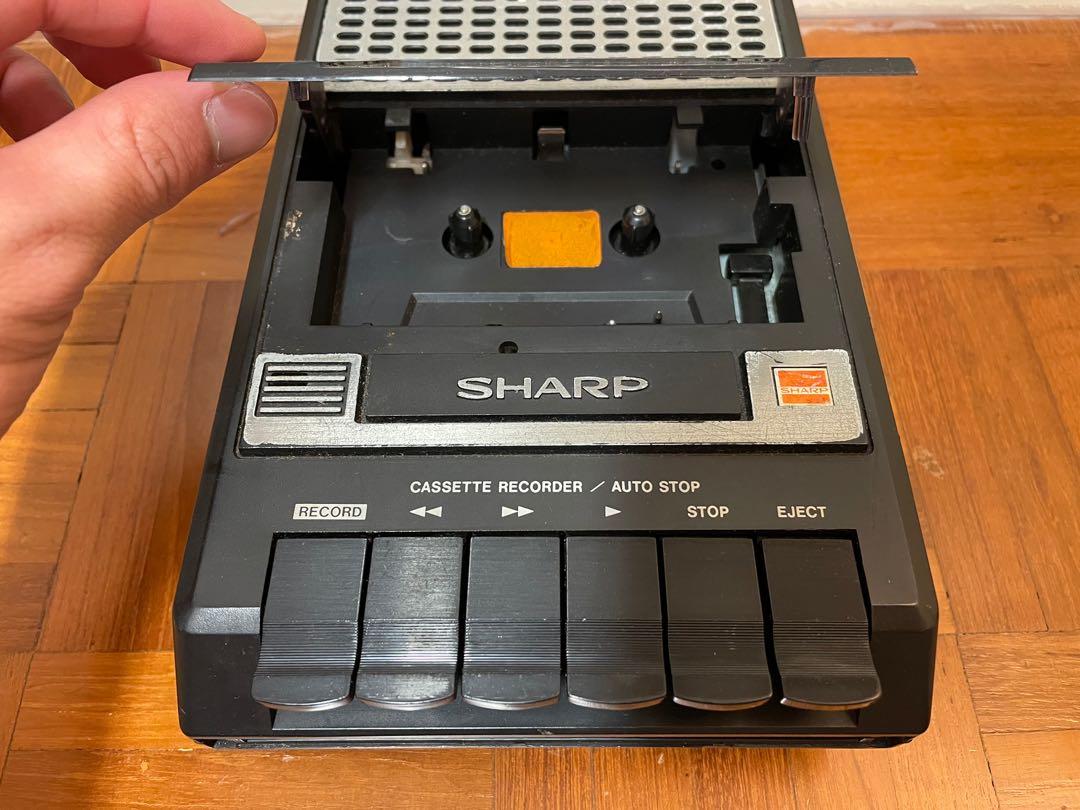 Sharp Cassette Recorder, Audio, Portable Music Players on Carousell