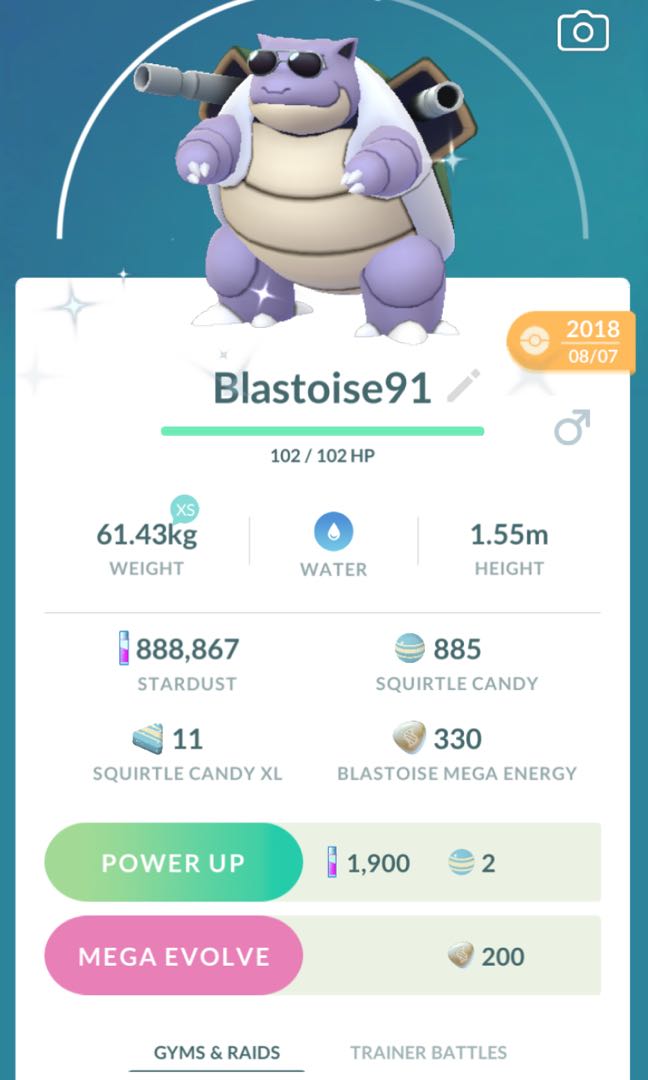 Shiny Blastoise Sunglasses Pokemon Go, Video Gaming, Gaming Accessories ...