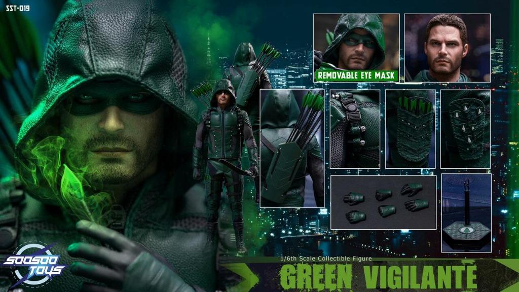 SooSooToys Green Vigilante 綠箭俠Green Arrow 1:6, 興趣及遊戲, 玩具 