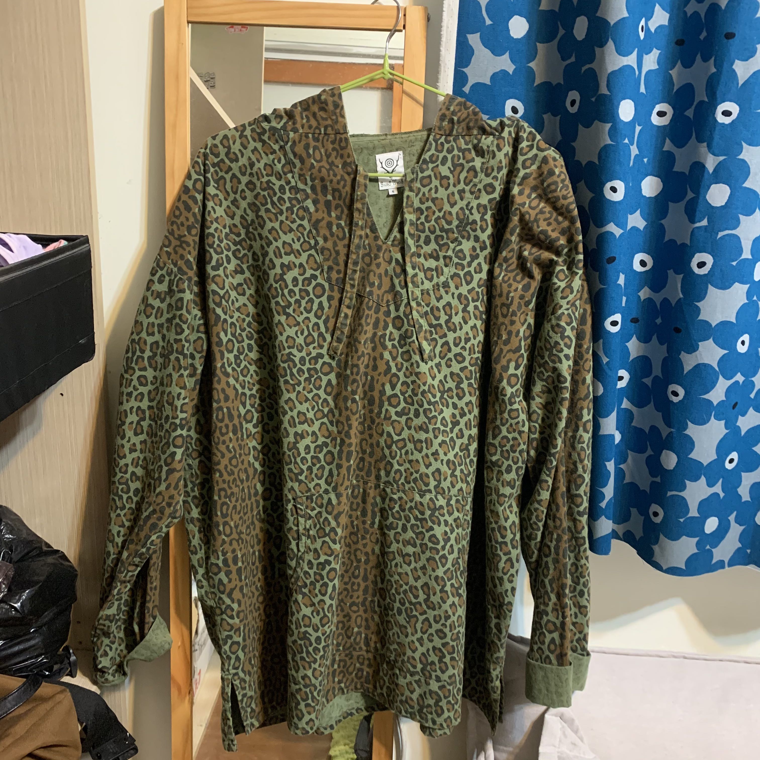 South2 West8 Mexican Parka TOURT 豹紋印花needles beams, 她的