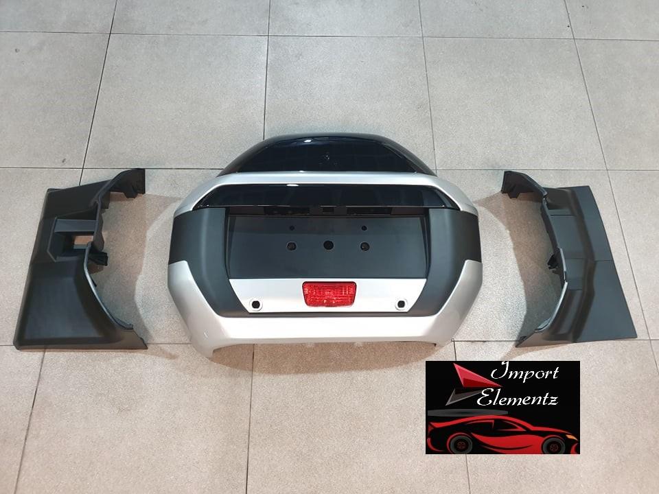 2008 to 2021 Mitsubishi Pajero SPARE TIRE COVER PAJERO BK with Rearfog