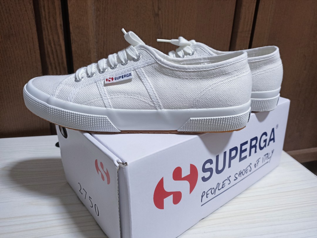 Superga 2750 White Men s Fashion Footwear Sneakers on Carousell