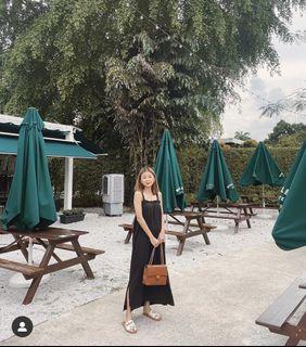 TCL KELSON MAXI DRESS IN BLACK SIZE S