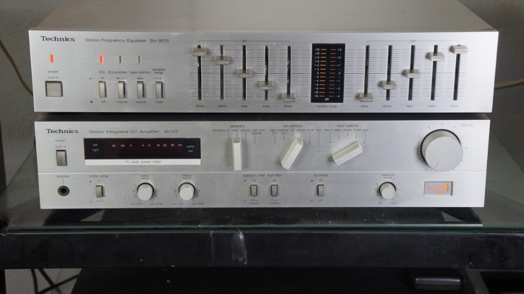 Technics SU-V3 Integrated Amplifier with SH-8015 Equalizer, Audio