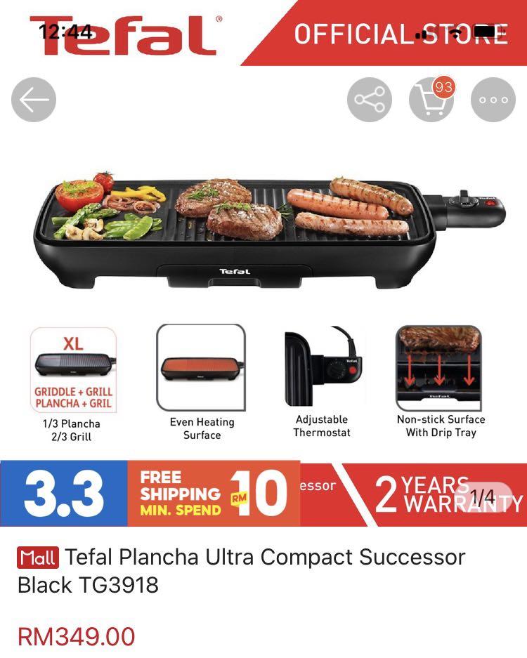 Tefal griller, TV & Home Appliances, Kitchen Appliances, BBQ, Grills