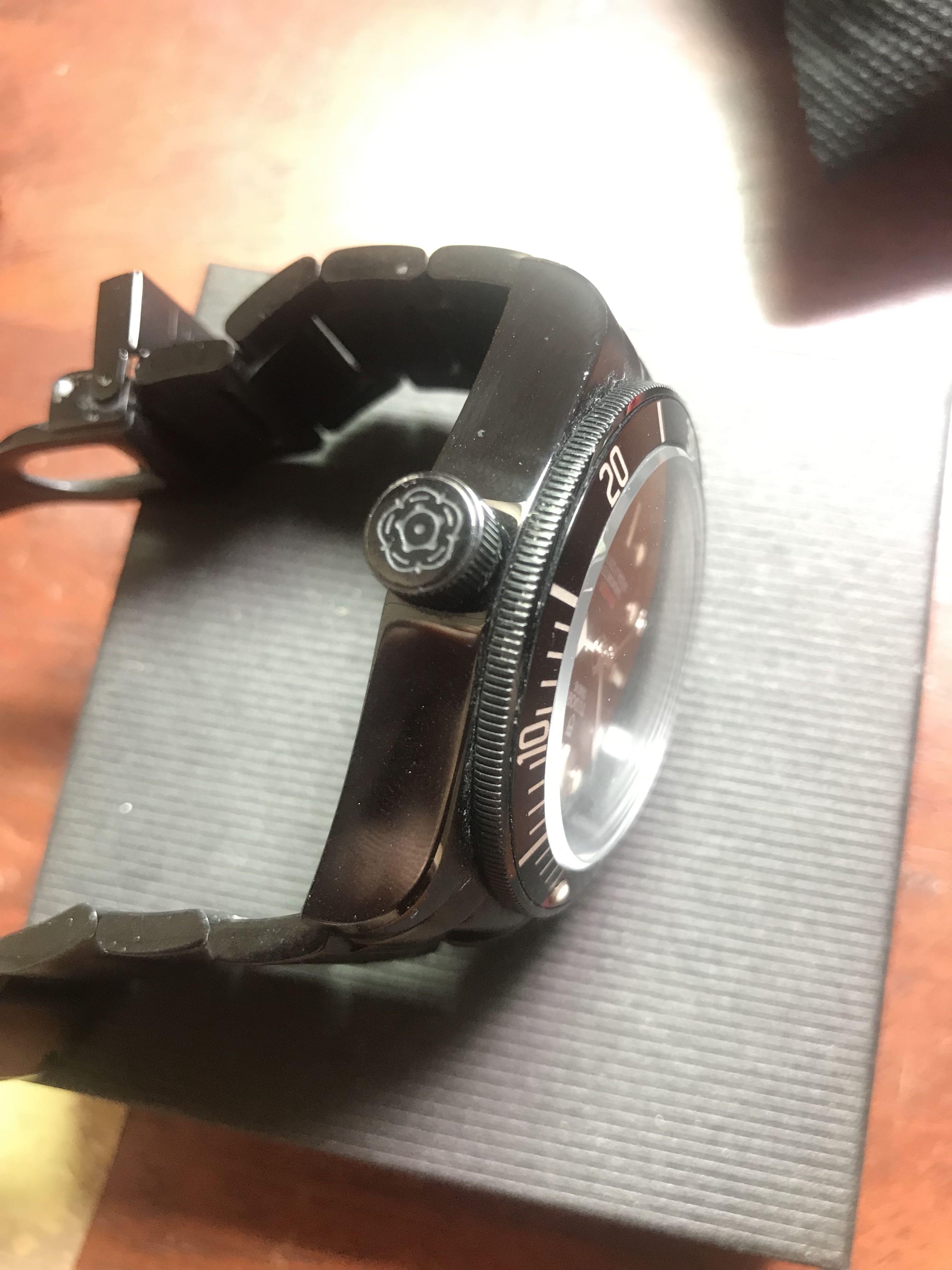 Tudor black top bay dark replica