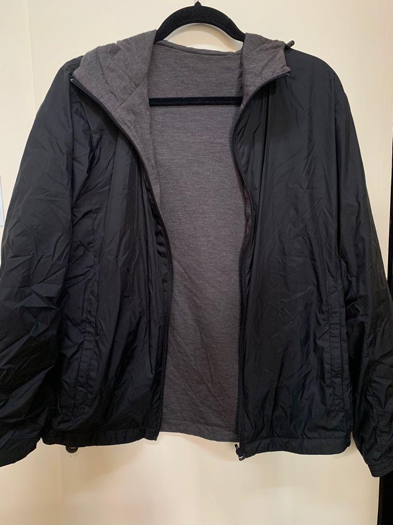 Uniqlo black parka discount