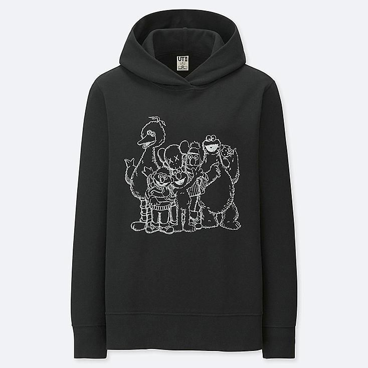 Uniqlo kaws shop sesame street hoodie