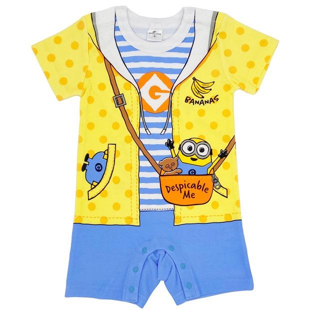 Usj Minion 嬰兒服裝bb衫短袖連身衣 波點 預購 Carousell