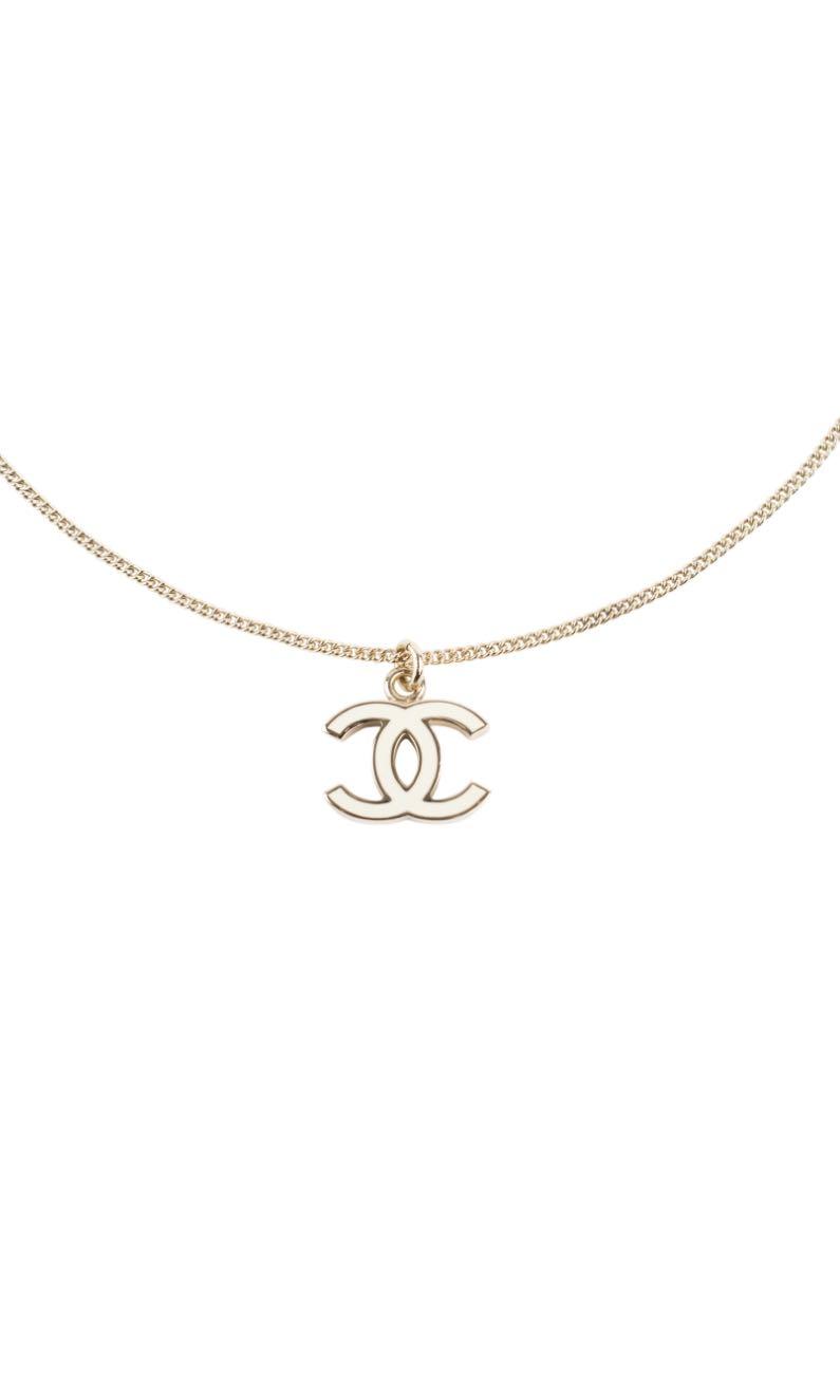 Chanel Vintage - Floral CC Metallic Necklace - Gold - Necklace Chanel -  Luxury High Quality - Avvenice