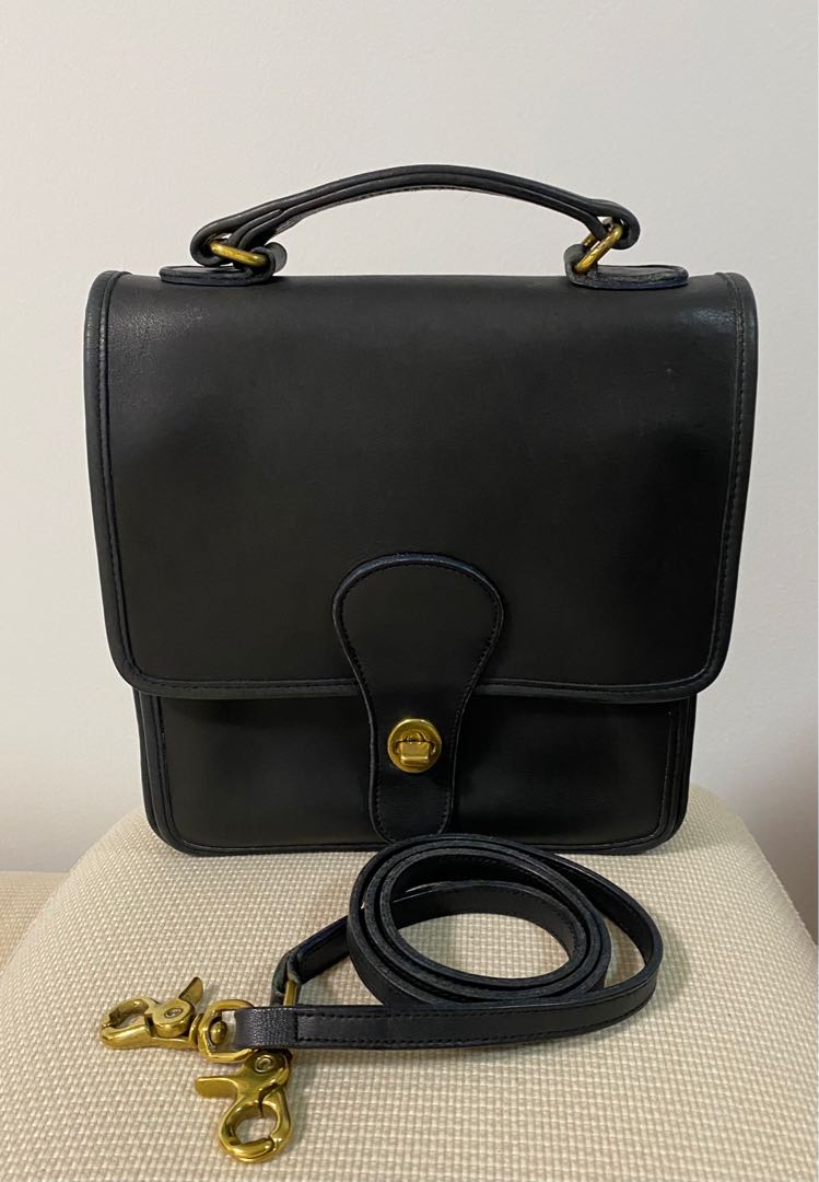 Vintage coach station best sale bag