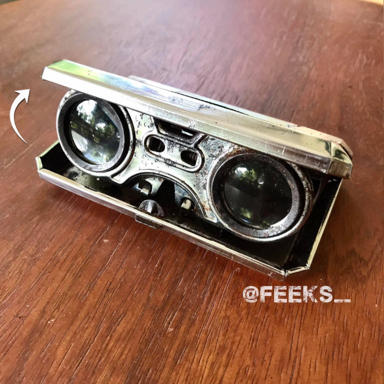 Vintage Folding Opera Glasses, King 2.5x Japanese Binoculars Theater Glasses  Lens, Hobbies & Toys, Collectibles & Memorabilia, Vintage Collectibles on  Carousell
