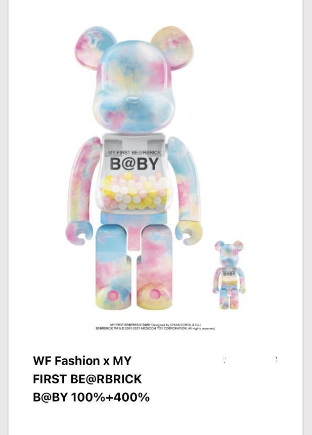 WF Fashion x MY FIRST BE@RBRICK B@BY 100%+400%, 興趣及遊戲, 玩具