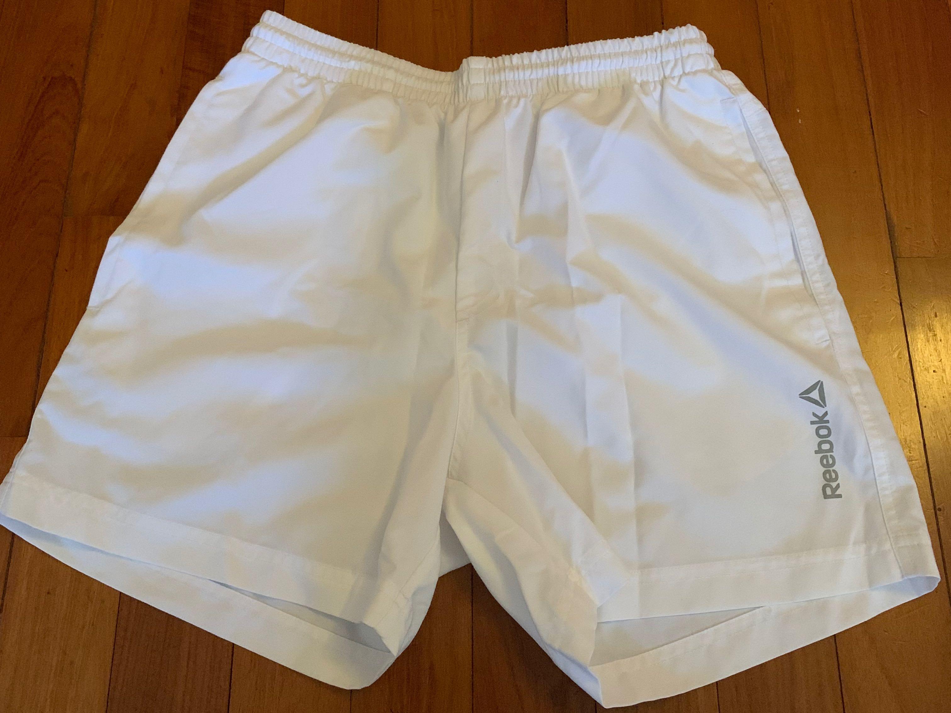 Reebok white shorts online