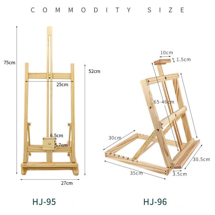 Wooden Table Easel Desktop Easel For Painting, Hobbies & Toys, Stationery &  Craft, Craft Supplies & Tools on Carousell