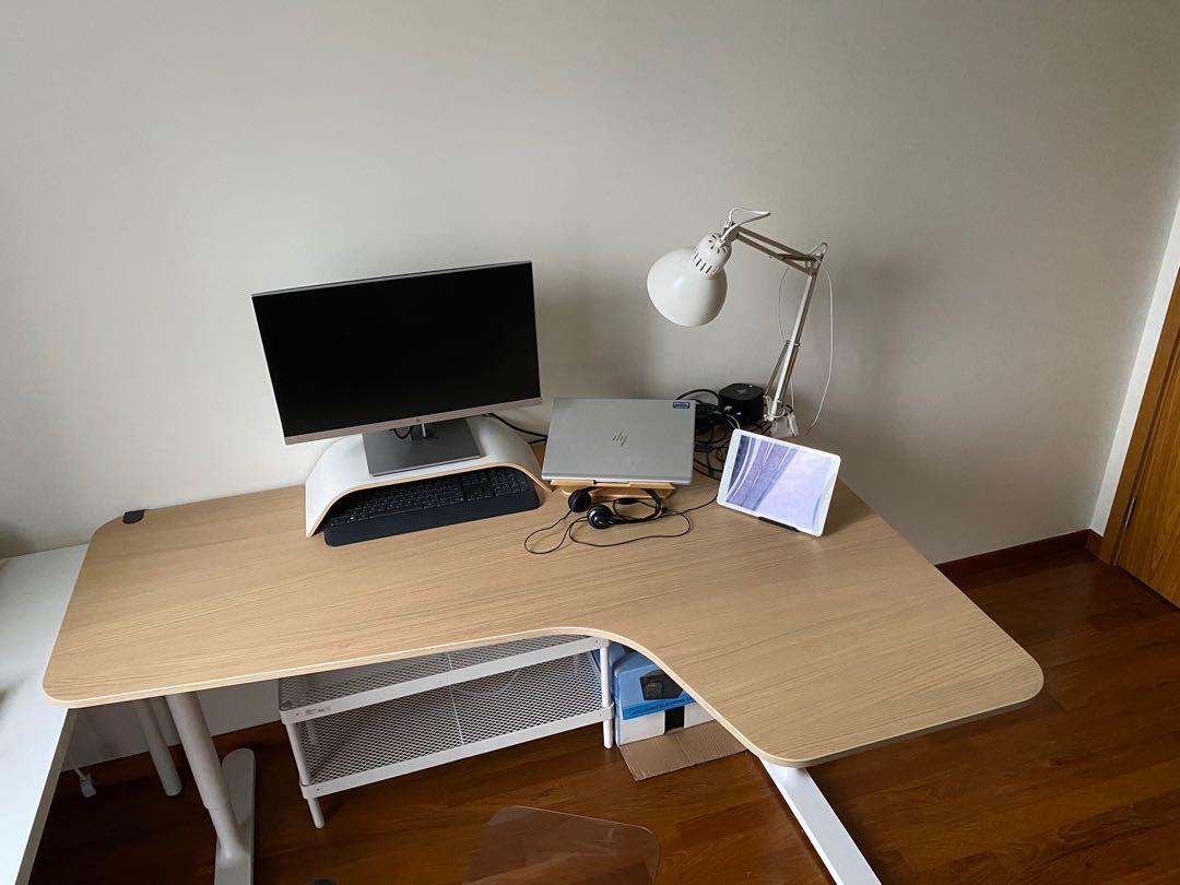 oak corner desk for sale