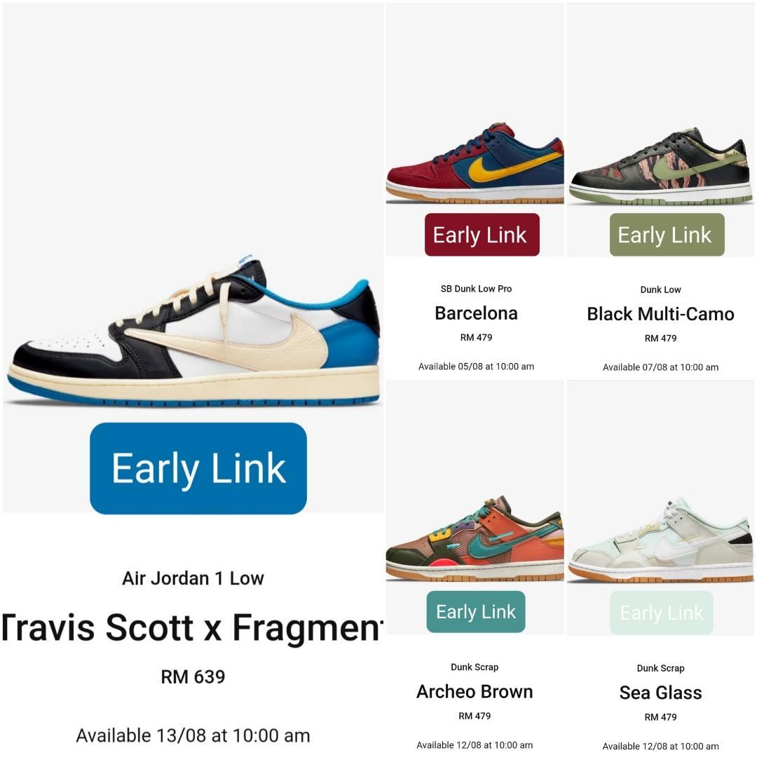 WTS Nike Snkrs Early Links 🔥SB Dunk Low 