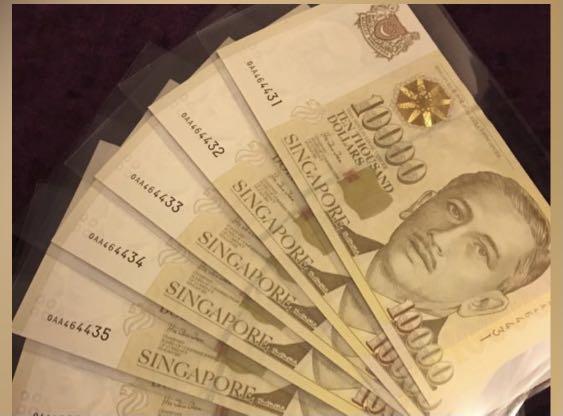 $10000 note in sequence number, Hobbies & Toys, Memorabilia ...