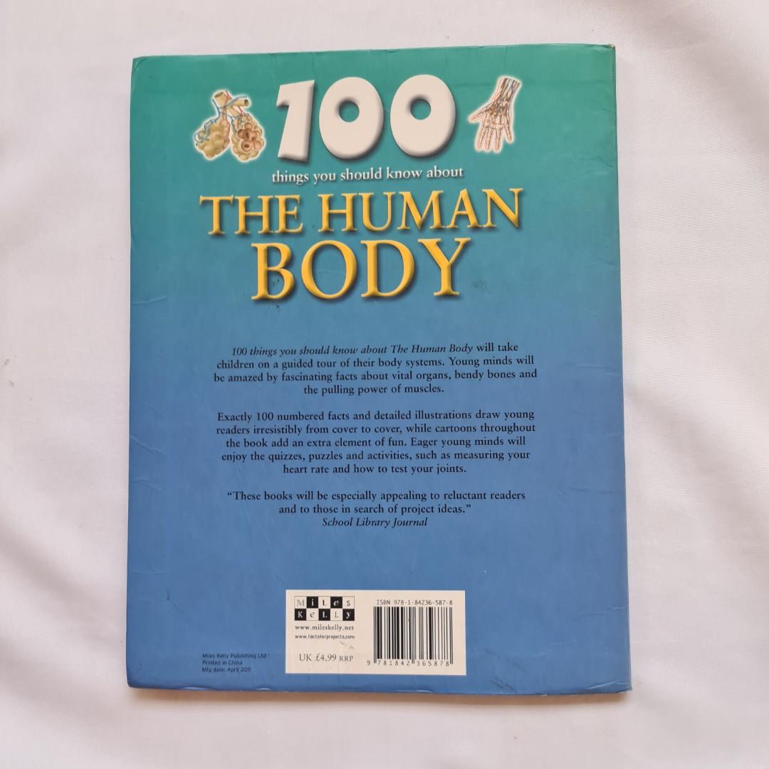 100 Things You Should Learn About The Human Body, Hobbies & Toys, Books ...