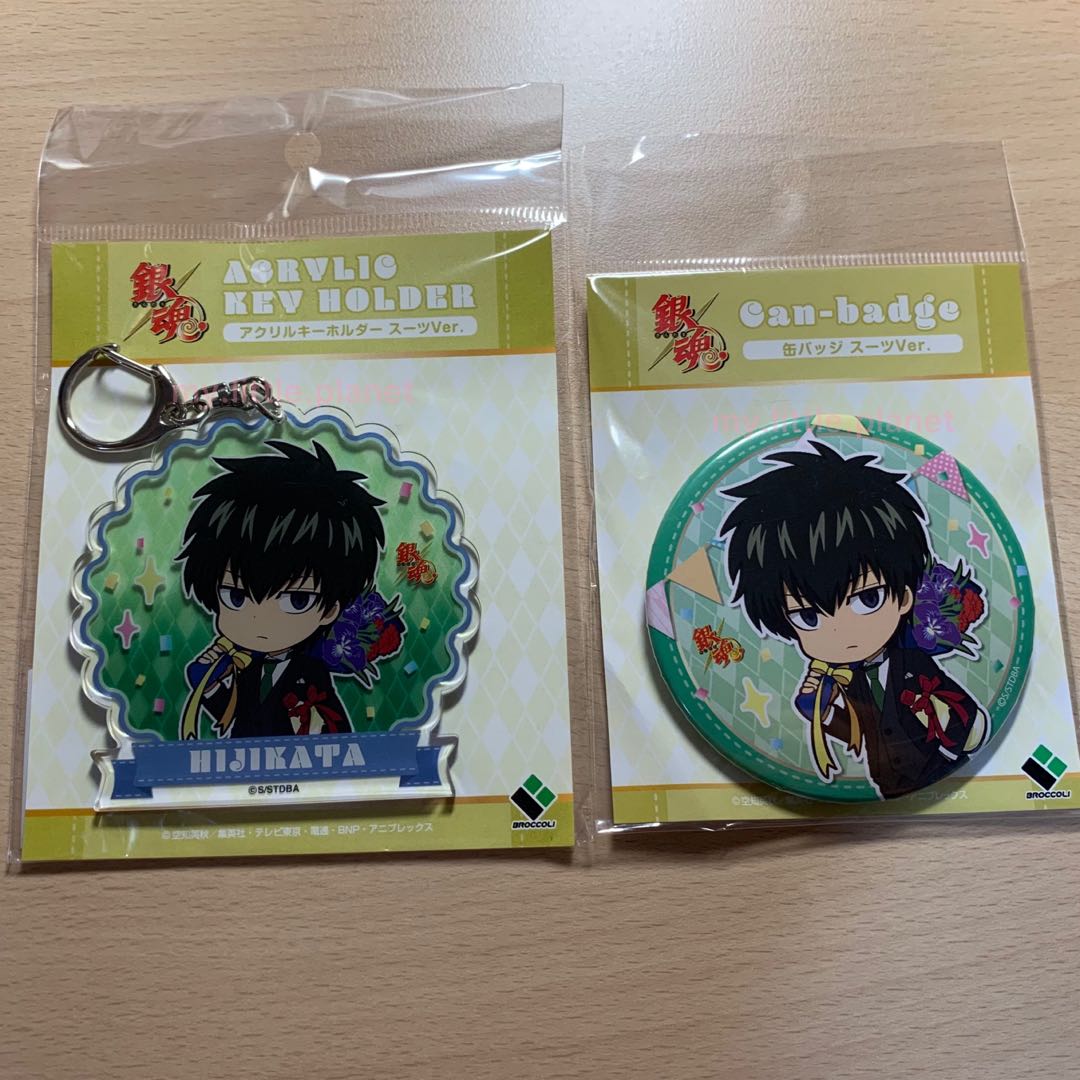 全新現貨稀有日本正版 銀魂the Final 西裝ver Q版大亞克力鎖匙扣吊牌 大圓襟 土方set 日本明星 Carousell