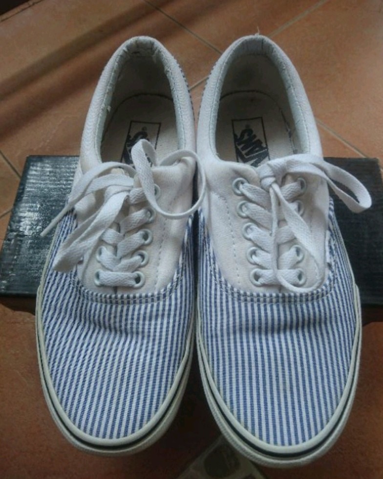 Vans pinstripe shoes sale