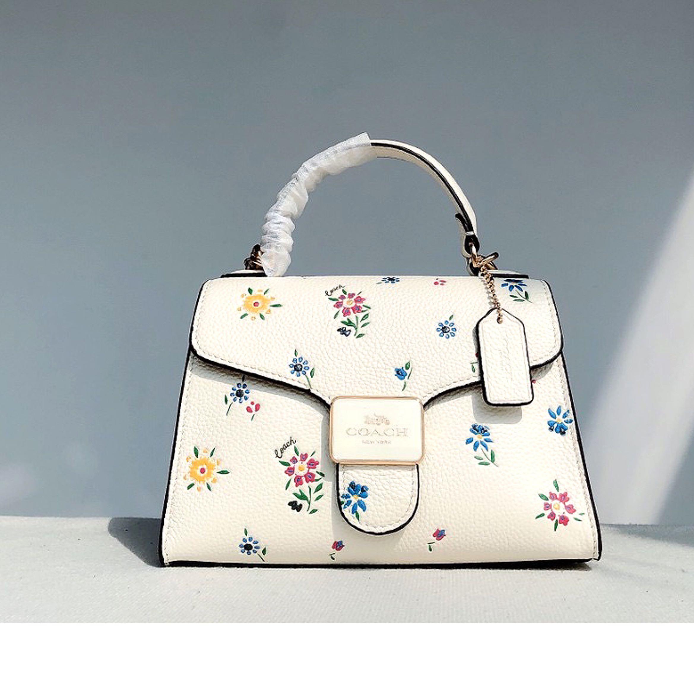 Coach bag with snakeskin deals handles