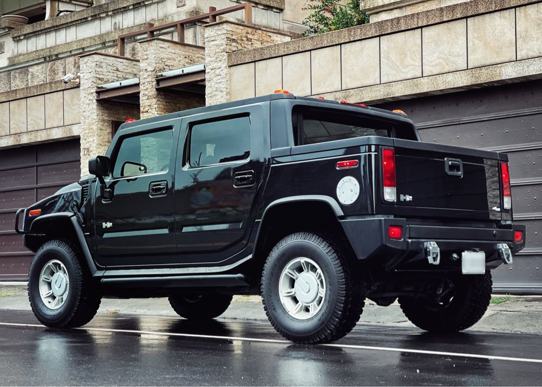 悍馬hummer H2 Sut 貨車版越野車 汽車 汽車出售在旋轉拍賣