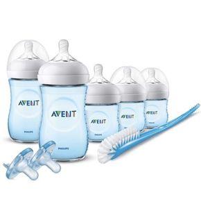 ❤️❤️ Philips Avent Natural Starter Bottle Blue Gift Set