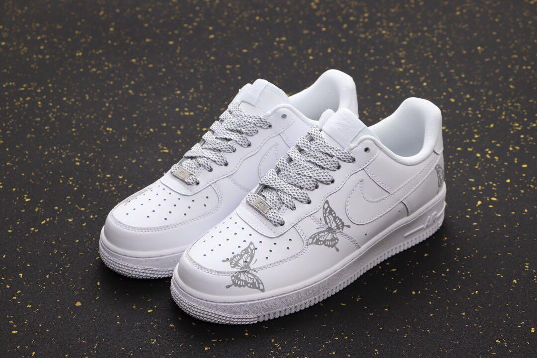Reflective butterfly deals air force 1