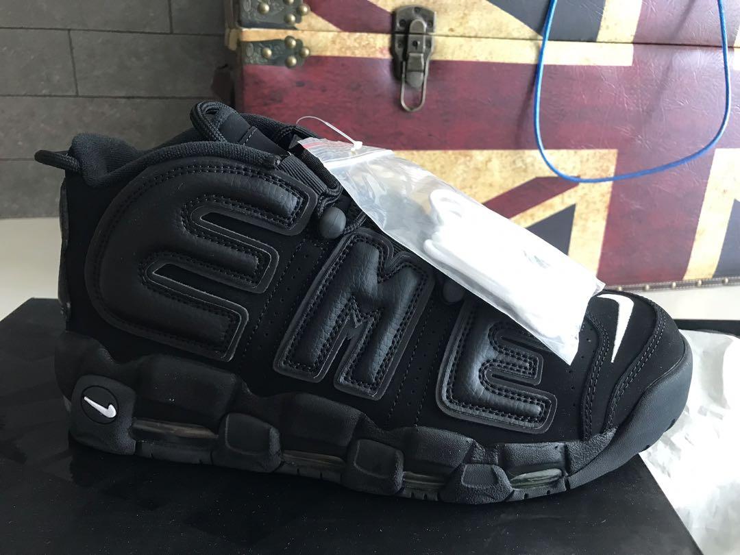 Air more uptempo x supreme Black Men s Fashion Footwear