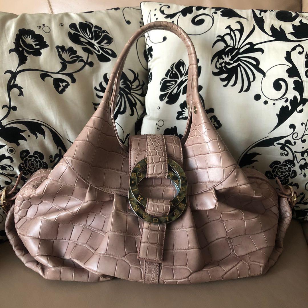 Bvlgari hotsell crocodile bag